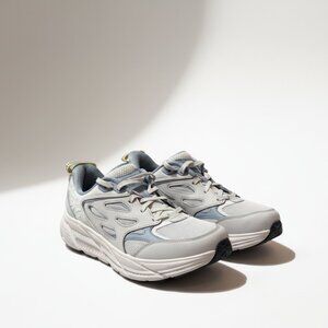 Hoka Clifton L Athletics Sneakers Women's 10 Chambray Blue Suede Lifestyle